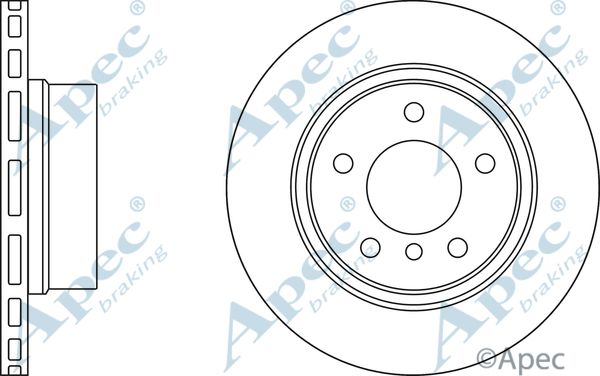 APEC BRAKING Jarrulevy DSK2721